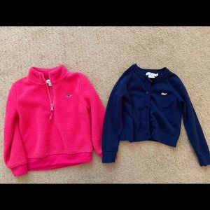 Vineyard Vines pullover & cardigan